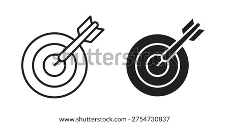 Darts icon vector illustrations. vector glyph flat icons