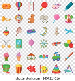 Darts icons set. Cartoon style of 36 darts vector icons for web for any design