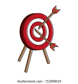 darts on bullseye icon image 