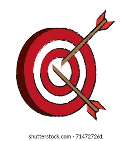 darts on bullseye icon image