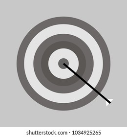 darts on grey background. vector