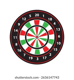 darts on target, darts board icon