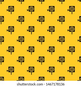 Darts pattern seamless vector repeat geometric yellow for any design