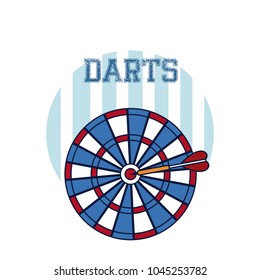 Darts sport concept