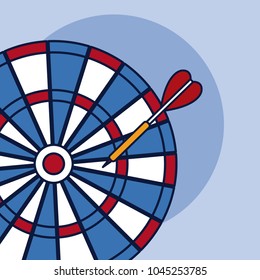 Darts sport concept