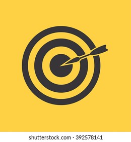 Darts target aim icon