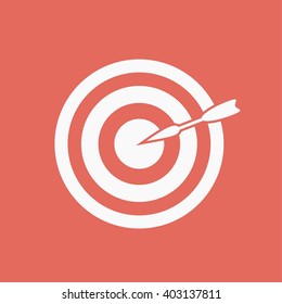 Darts target aim icon