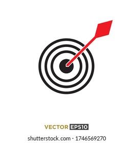 Darts or Target Icon Sign Icon Vector