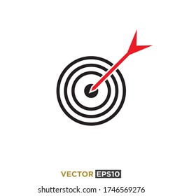 Darts or Target Icon Sign Icon Vector