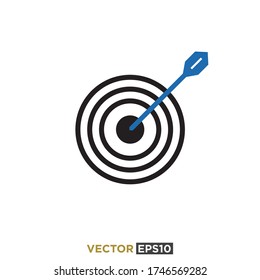 Darts or Target Icon Sign Icon Vector