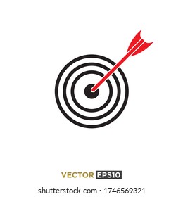 Darts or Target Icon Sign Icon Vector