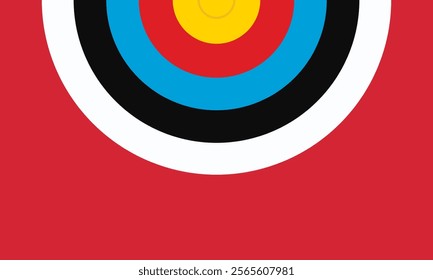 Darts target. Success Business Concept. Future technology. Business target isometric concept vector illustration. Symbolic goals achievement, success, victory. Vector Target Background.