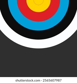 Darts target. Success Business Concept. Future technology. Business target isometric concept vector illustration. Symbolic goals achievement, success, victory. Vector Target Background.