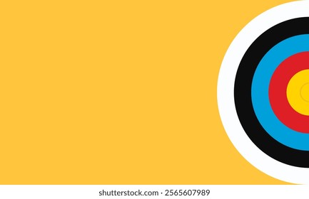 Darts target. Success Business Concept. Future technology. Business target isometric concept vector illustration. Symbolic goals achievement, success, victory. Vector Target Background.