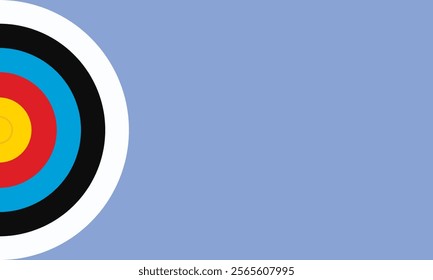 Darts target. Success Business Concept. Future technology. Business target isometric concept vector illustration. Symbolic goals achievement, success, victory. Vector Target Background.