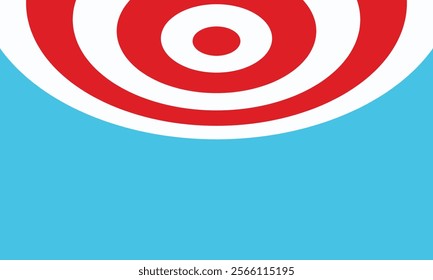 Darts target. Success Business Concept. Target hit in center by arrows, future technology. Business target isometric concept vector illustration. Symbolic goals achievement, success, victory. Vector