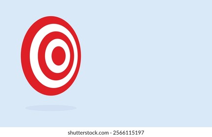 Darts target. Success Business Concept. Target hit in center by arrows, future technology. Business target isometric concept vector illustration. Symbolic goals achievement, success, victory. Vector