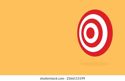 Darts target. Success Business Concept. Target hit in center by arrows, future technology. Business target isometric concept vector illustration. Symbolic goals achievement, success, victory. Vector