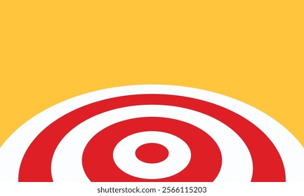 Darts target. Success Business Concept. Target hit in center by arrows, future technology. Business target isometric concept vector illustration. Symbolic goals achievement, success, victory. Vector