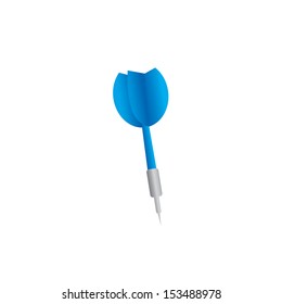 darts target vector cartoon style