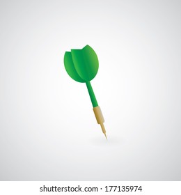 darts target vector cartoon style