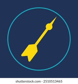 Darts trendy icon ethical abstract vector illustration colorful artwork beautiful design.eps