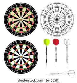 Darts vector