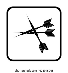 Darts vector icons. for web and mobile