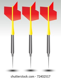 Darts Vector illustration