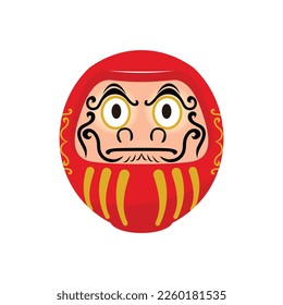 Daruma doll from Japan, this doll is a bringer of good luck and a symbol of unfulfilled hopes.