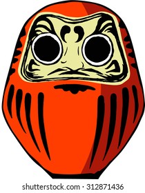 daruma, japan, lucky,