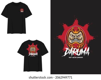 daruma streetwear design tshirt style