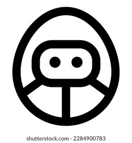 daruma vector icon illustration asset