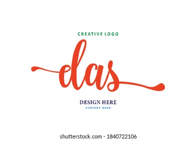 DAS lettering logo is simple, easy to understand and authoritative