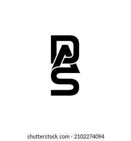 das typography letter monogram logo design