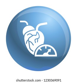 Dash board icon. Simple illustration of dash board vector icon for web design isolated on white background