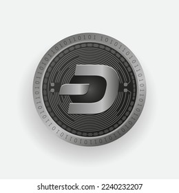 Moneda de moneda de plata Dash (DASH)