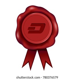 Dash Cryptocurrency Wax Seal