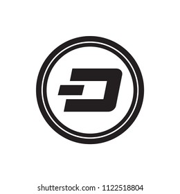 Dash icon for internet money.