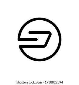 Icono de ceniza para dinero de internet.