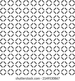 dash line cross square seamless pattern, vector seamless pattern