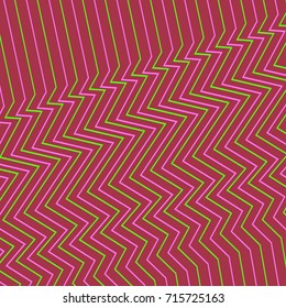 Dash Red Green Line Waves Background