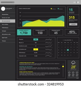 Dashboard Admin Template Design