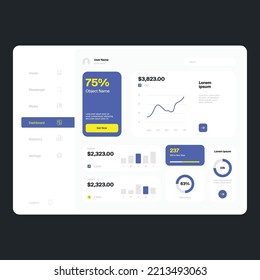 Dashboard All information Profile Design 