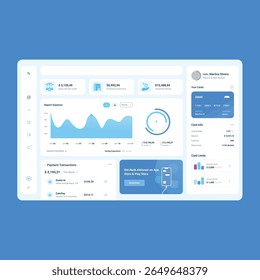 Dashboard Crypto for UIUX Design. Modern and Minimalist Design