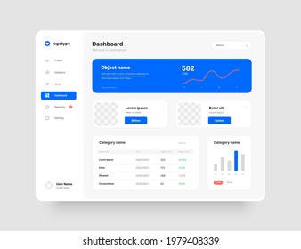 Dashboard design. Desktop app with UI. Use for web application or website.