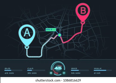 4,768 Map A To B Images, Stock Photos & Vectors | Shutterstock