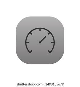 Dashboard gauge - Line Vector Icon
