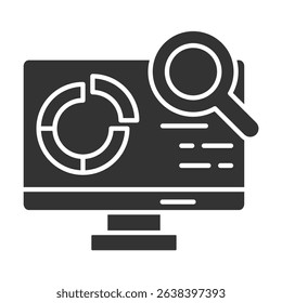 Dashboard Glyph Icon Element For Design