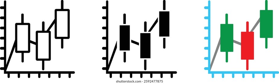 Dashboard graph of forex statistics, business and financial analytics, profit and cost rate abstract background with colorful lines
